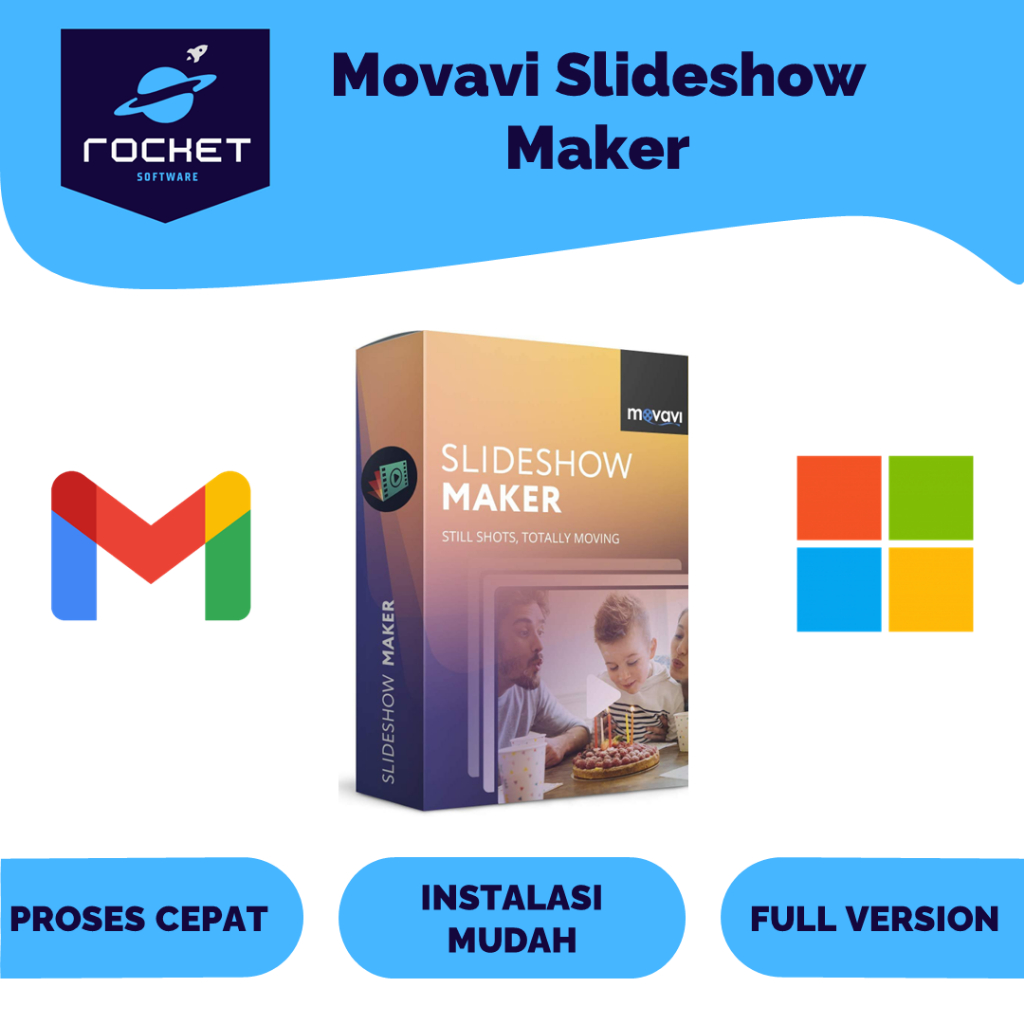 Jual Movavi Slideshow Maker Full Version & Lifetime Software Movie ...