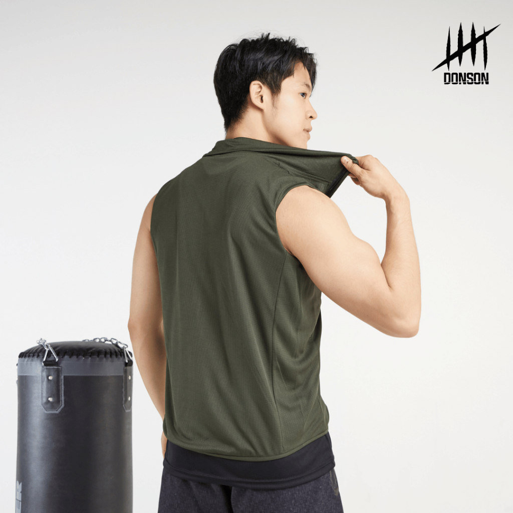 Jual DONSON Sportswear Simple Ritsleting Rompi Zipper Vest Olahraga ...
