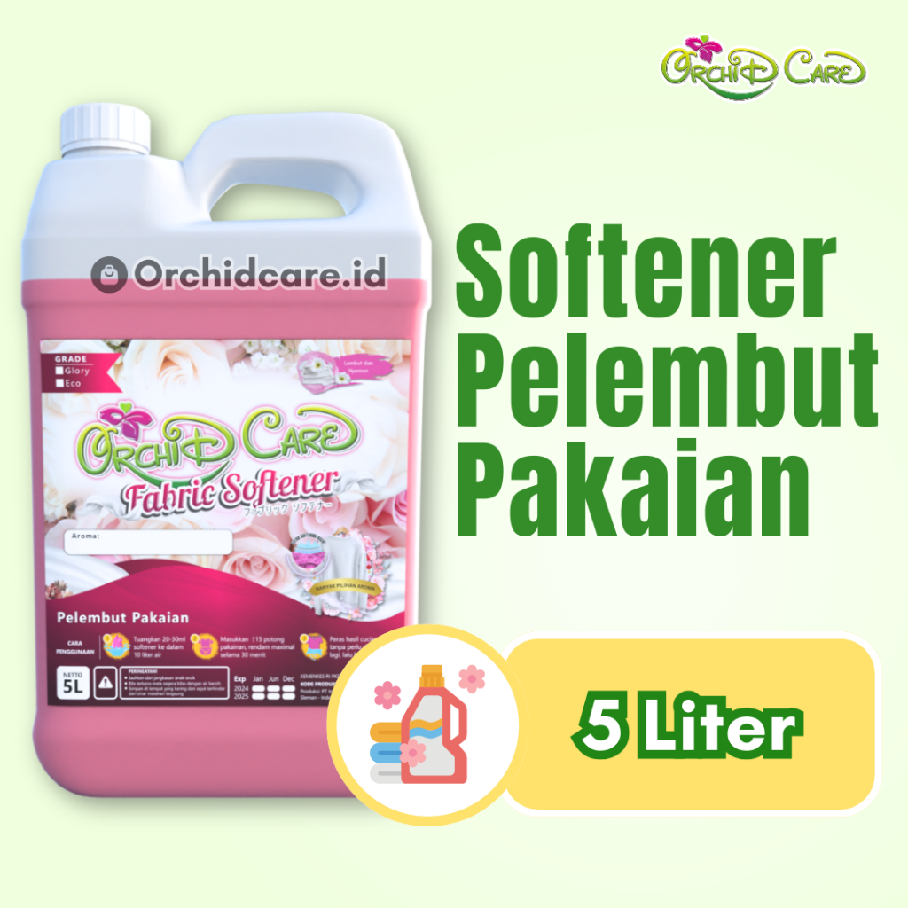 Jual Orchid Care Softener Pelembut dan Pewangi Pakaian Eco 5 Liter