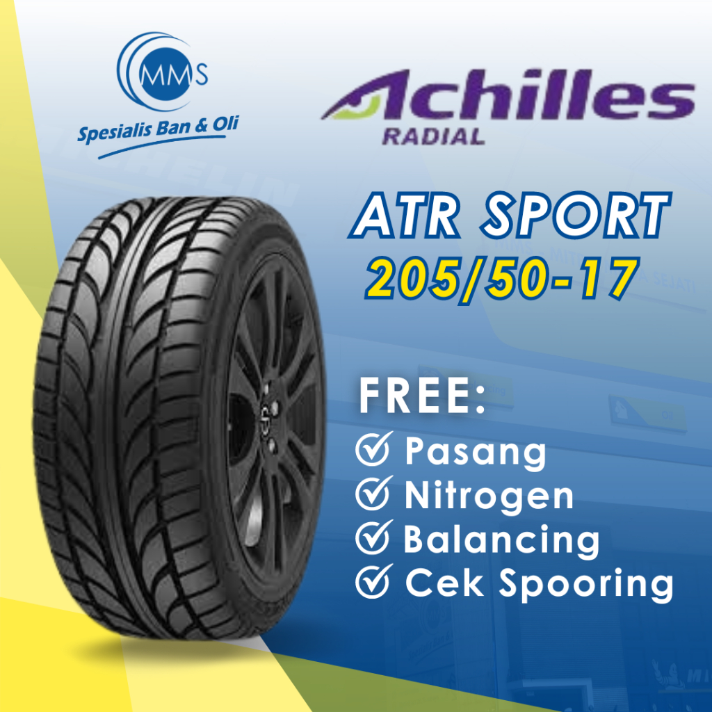 Jual Ban Mobil 205/50 Ring 17 Achilles ATR SPORT | Shopee Indonesia