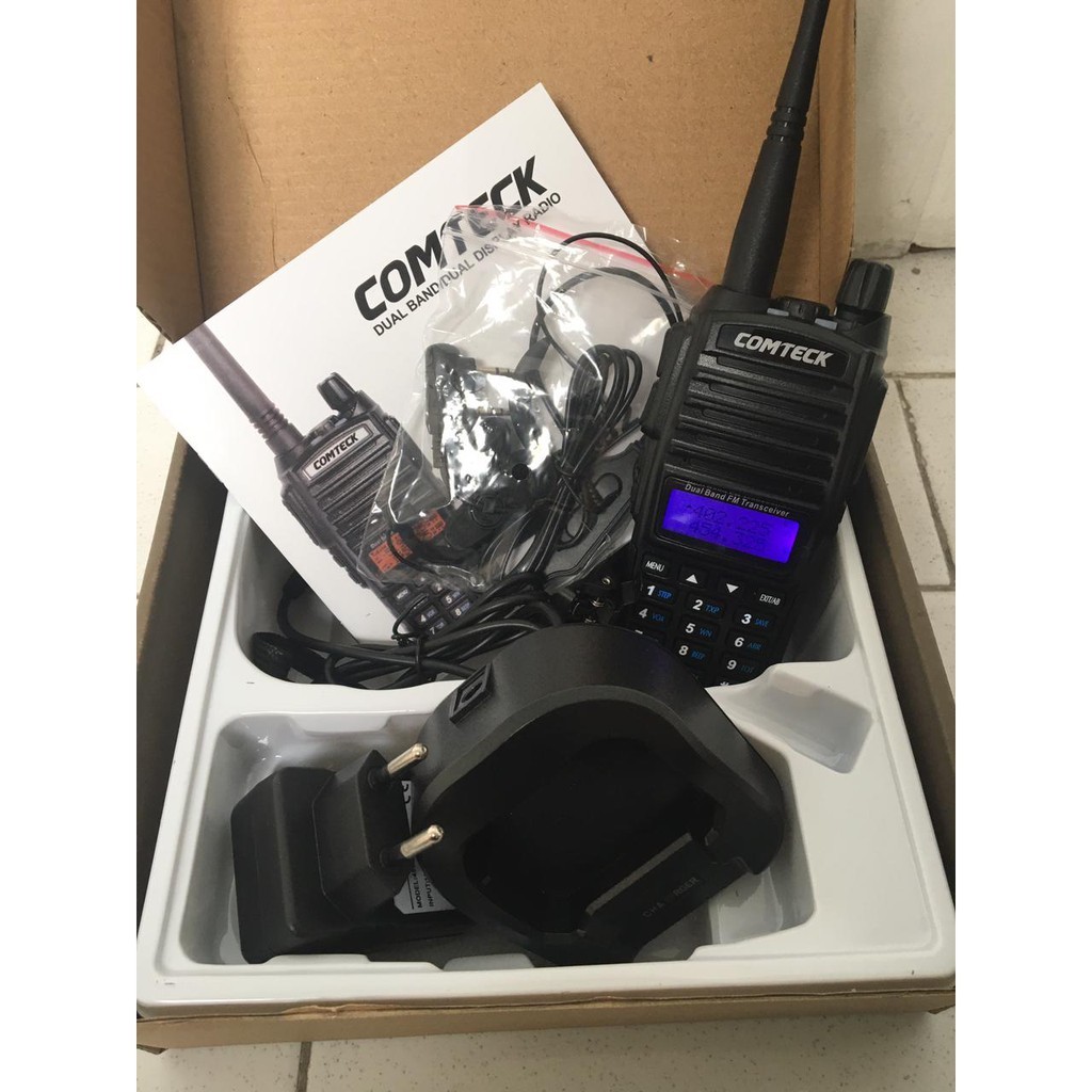 Jual HT Terbaik Dikelasnya Walkie Talkie Comteck BF UV-82 Dual Band VHF ...