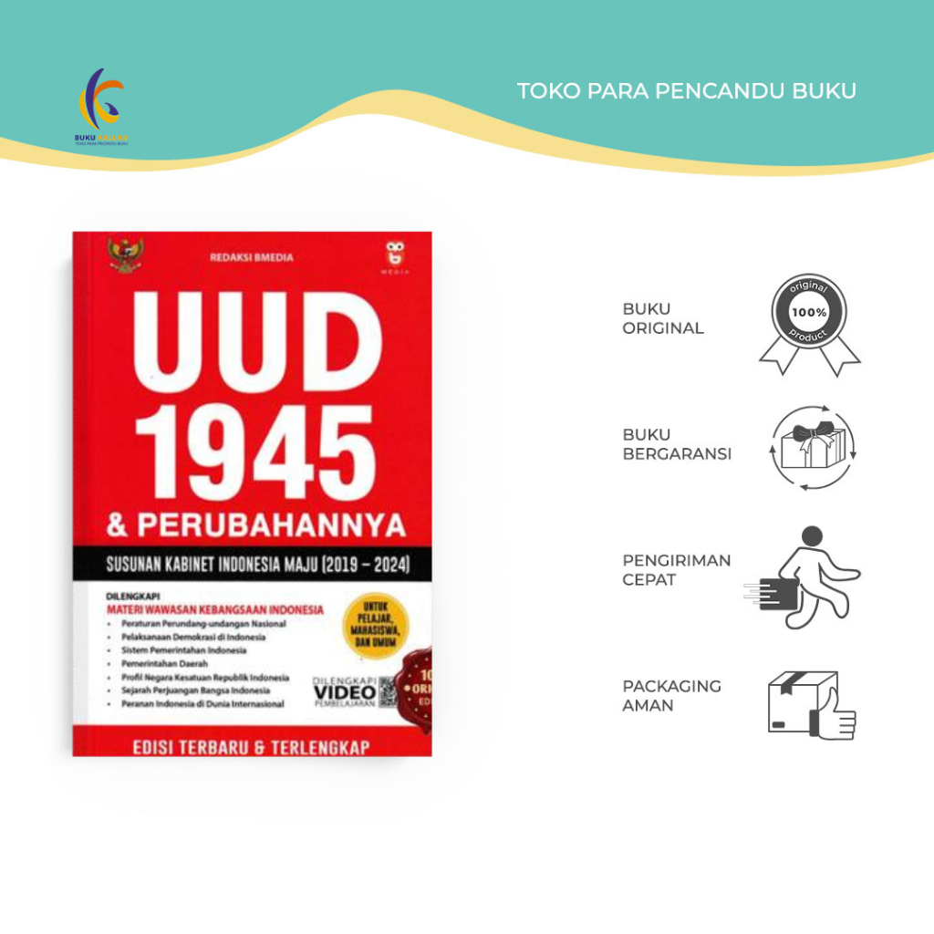 Jual Buku Referensi UUD 1945 & Perubahannya : Susunan Kabinet Indonesia ...