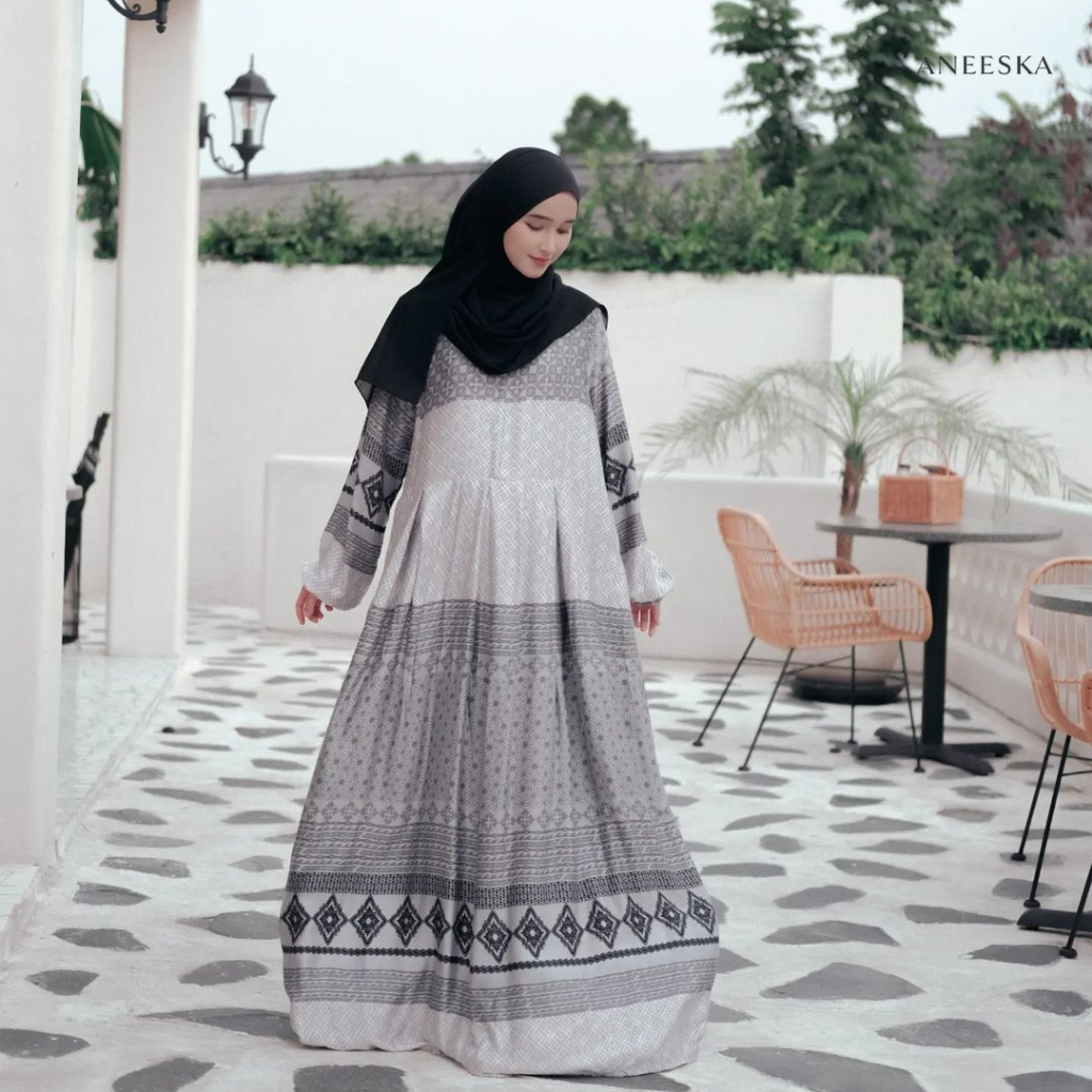 Jual Gamis Lurina Aneeska | Gamis Lebaran | Raya Dress | Seragam ...