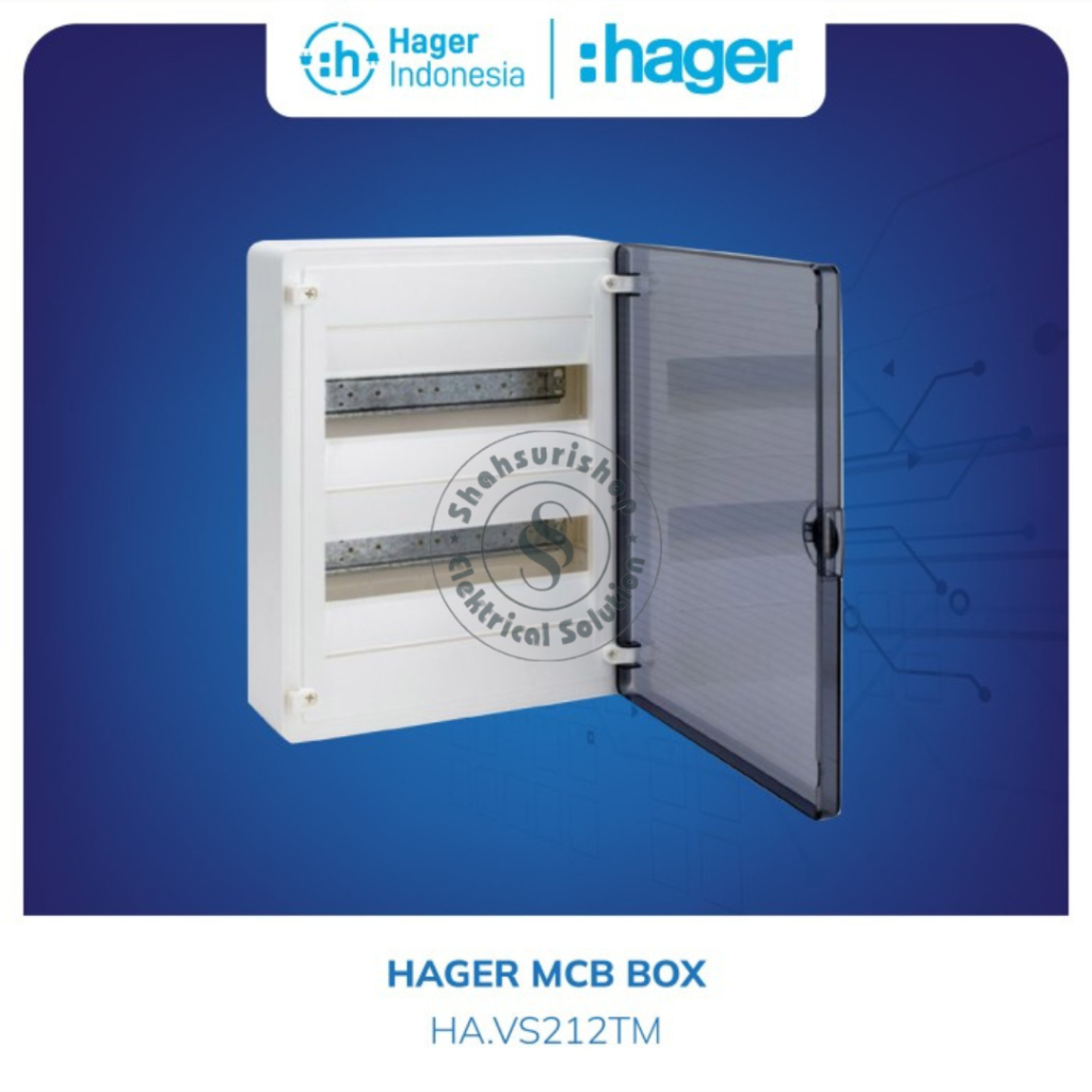 Jual HAGER VS212TM BOX MCB 24G 24 GROUP OUTBOW TRANSPARANT VS GOLF ...