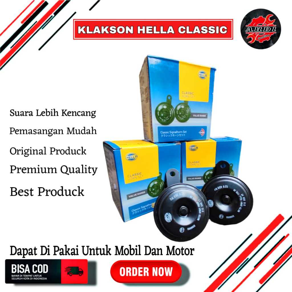 Jual Klakson Hella Classic Horn Set V Klakson Hella Clasic Klakson