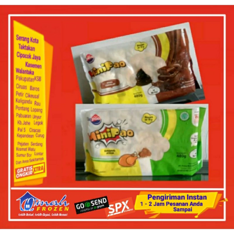Jual Bakpao,Oke Pao Coklat, Keju & Daging Ayam 480g, mini Pao,bakpao ...