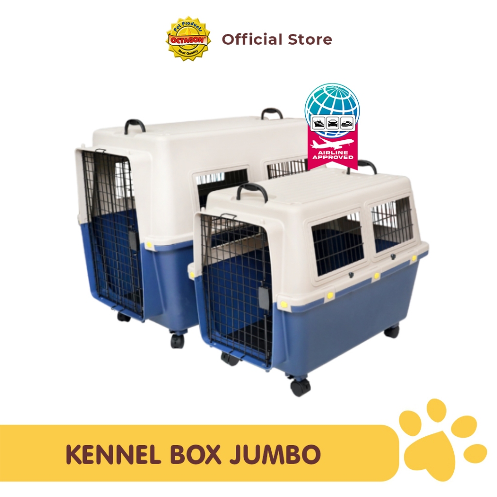 Jual Octagon Kennel Box Jumbo Airlines Approved Pet Cargo Extra