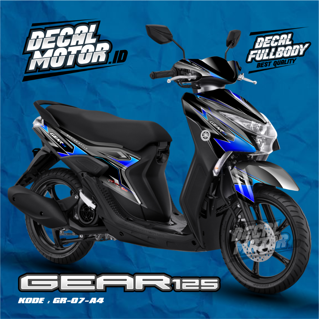 Jual Decal Stiker Fullbody Yamaha Mio Gear 125 Tahun 2020 Motif Grafik ...
