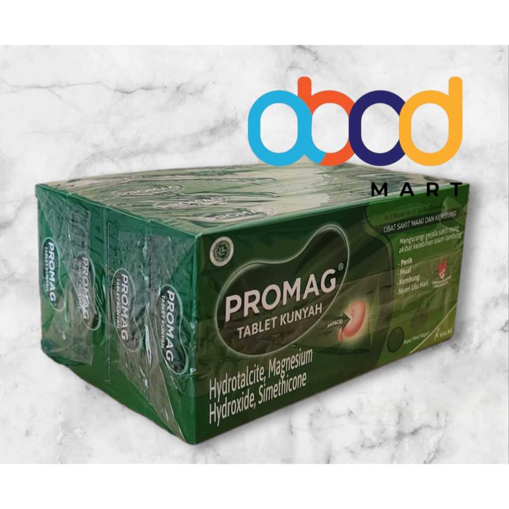 Jual Promag Obat Sakit Maag Dan Kembung Isi 4 PAK ( 12 Strip X 10 ...