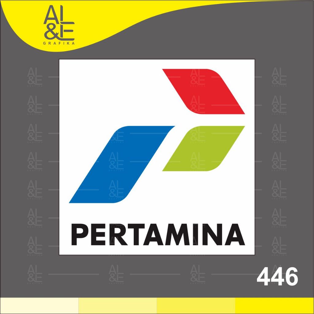 Jual 446 - Stiker Simbol/Logo Pertamina, Sticker Vinyl, Cetak Premium ...