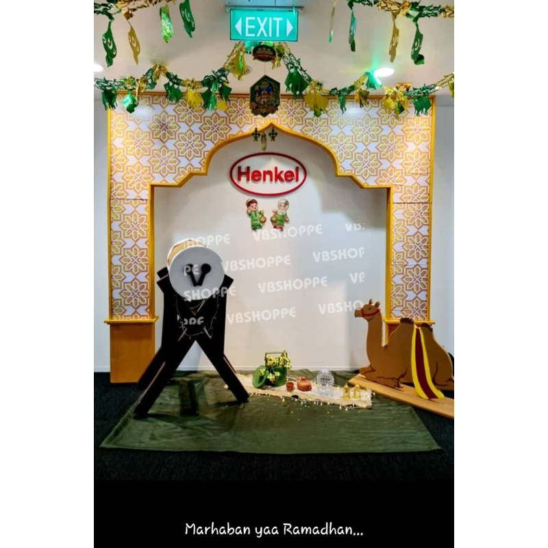 Jual PAKET STANDING RAMADHAN BACKDROP SPANDUK UNTA POHON KURMA BULAN ...