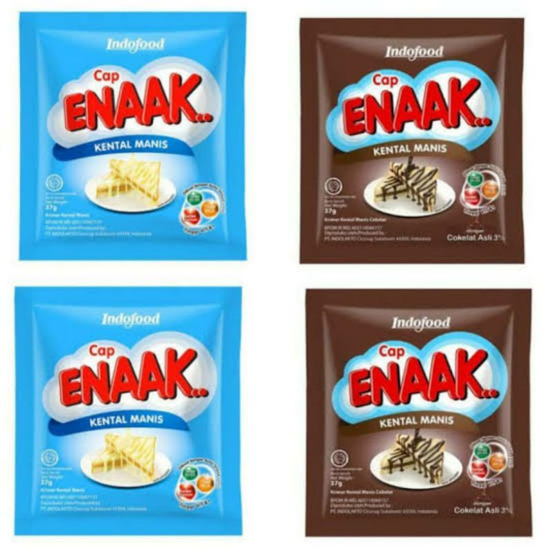 Jual Cap Enak Susu Kental Manis Sachet 37gr x 6pcs | Shopee Indonesia