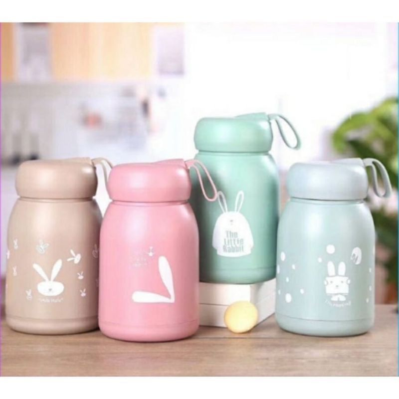 Jual Botol Minum Kaca Rabbit Kelinci Pake Box 330 ML | Shopee Indonesia