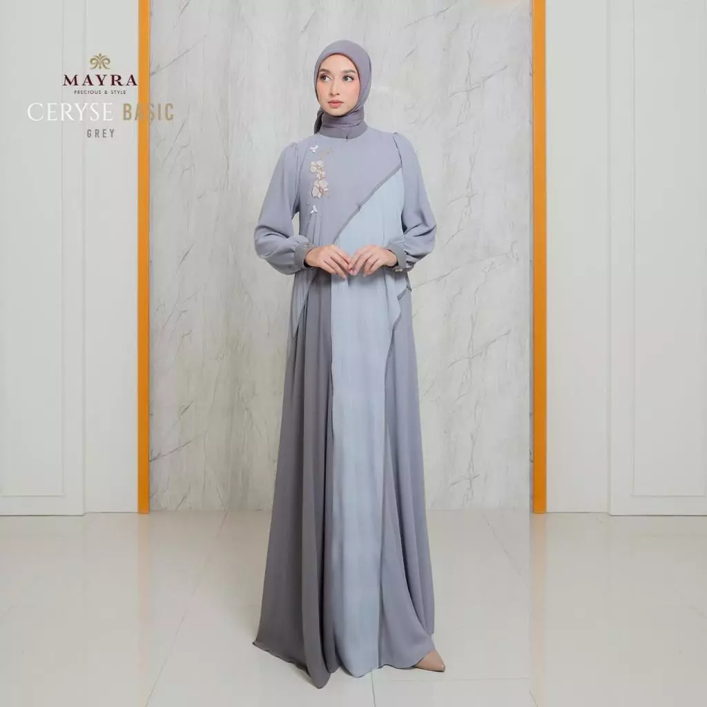 Mayra Indonesia Basic Dress Ceryse