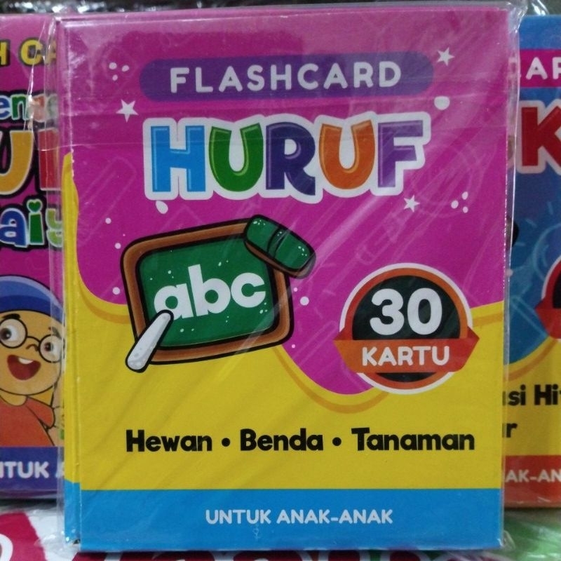 Jual Flash Card Anak Kartu Belajar Huruf | Shopee Indonesia