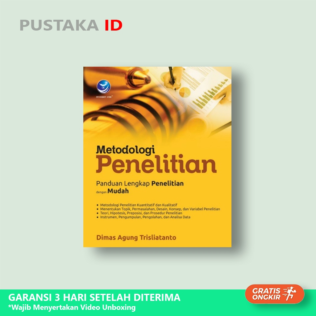 Jual Buku Metodologi Penelitian - Panduan Lengkap Penelitian dengan ...