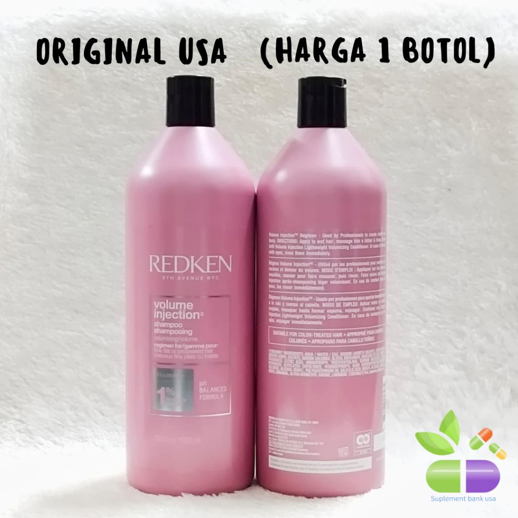 Jual REDKEN Volume Injection Shampoo 1000Ml | Shopee Indonesia