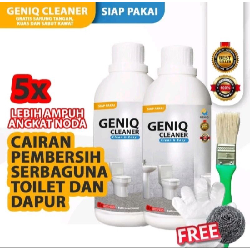 Jual Geniq Pembersih Kerak Kamar Mandi Pembersih Multi Fungsi Kran