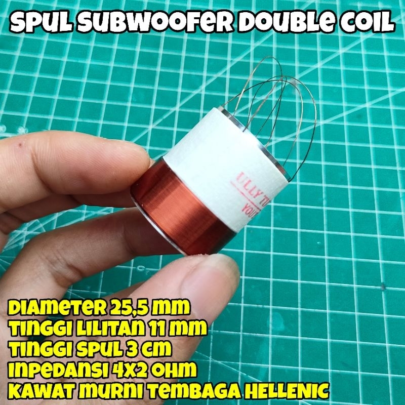 Jual spul subwoofer speaker 6 in 8 in 10 in canon asal diameter spul ...