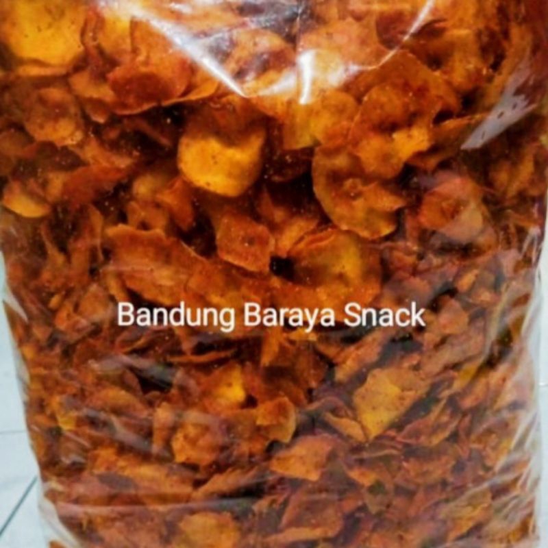 Jual Kripik Setan Keripik Singkong Super Pedas Riki Asli 250g Snack