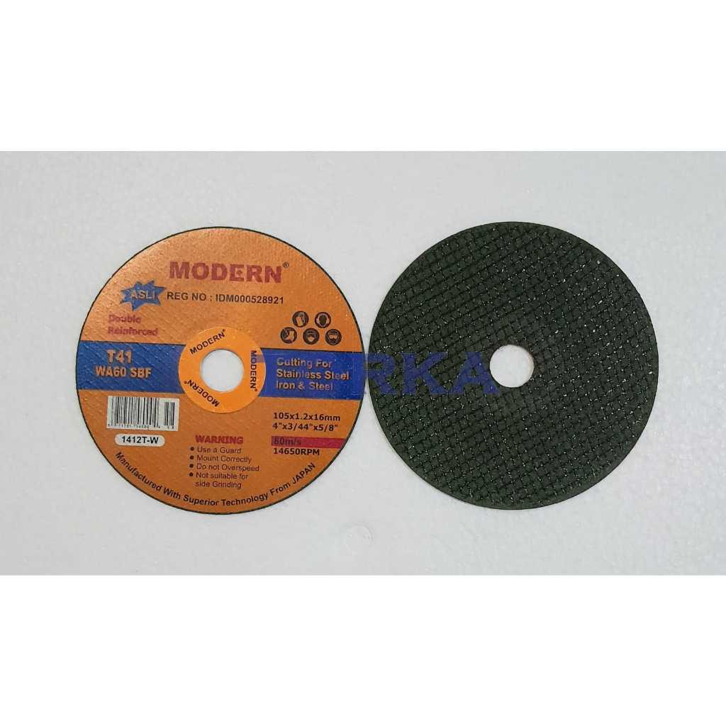 Jual Cutting Wheel MODERN Mata Gerinda Potong Stainless Steel Besi 4 ...