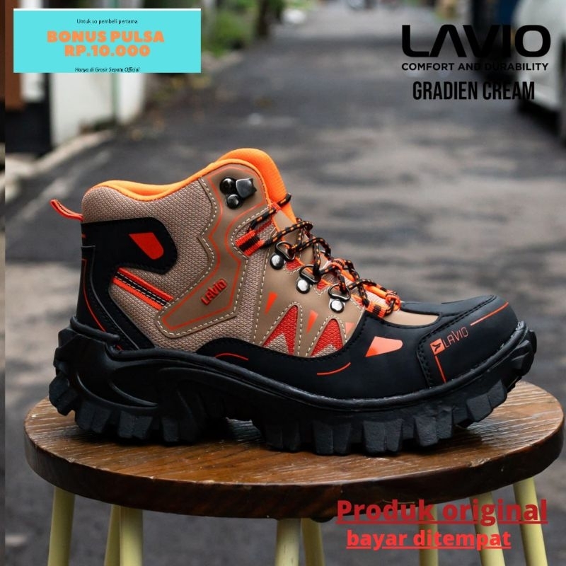 Jual Sepatu Safety Ujung Besi Keren Lavio Gradient cocok untuk Kerja ...