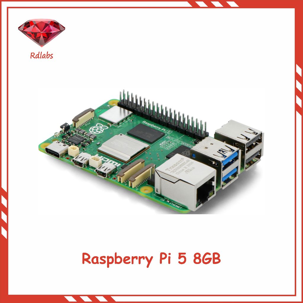 Jual Raspberry Pi 5 4GB/8GB RAM Single Board Computer | Shopee Indonesia