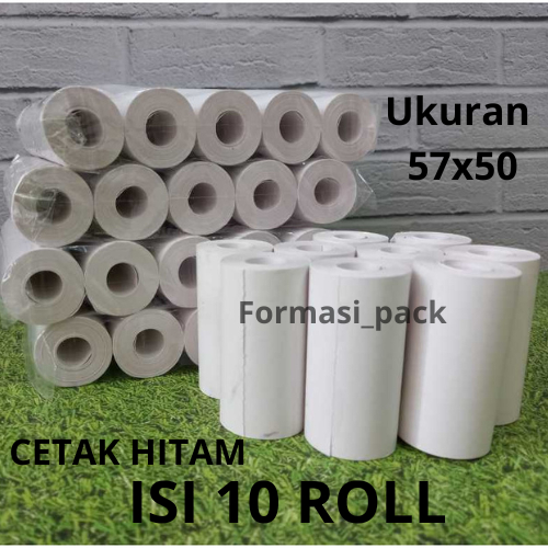 Jual Kertas Struk Kasir X Telstruk Telstrook Hvs Ply X Mm Shopee Indonesia