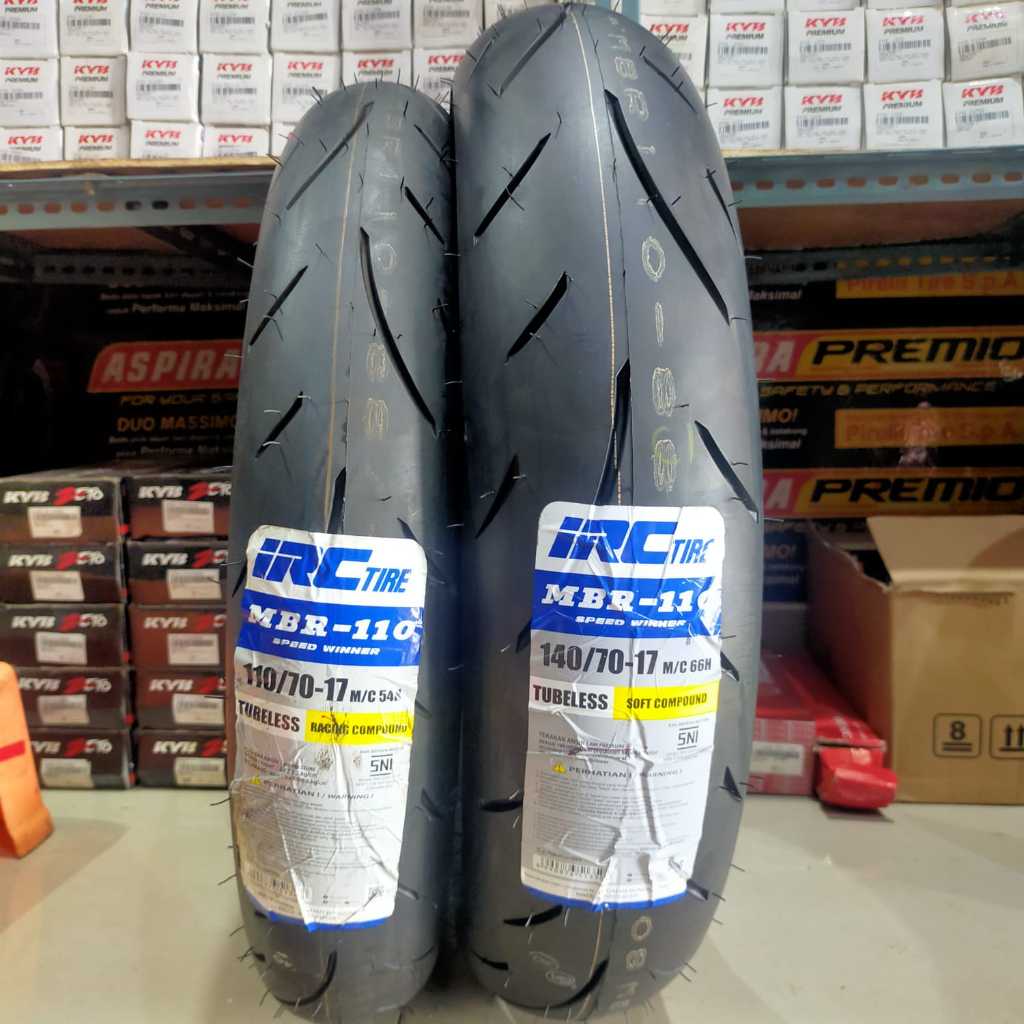 Jual Paket Ban IRC MBR-110 110/70-17 Dan 140/70-17 Tubeless Ring 17 ...