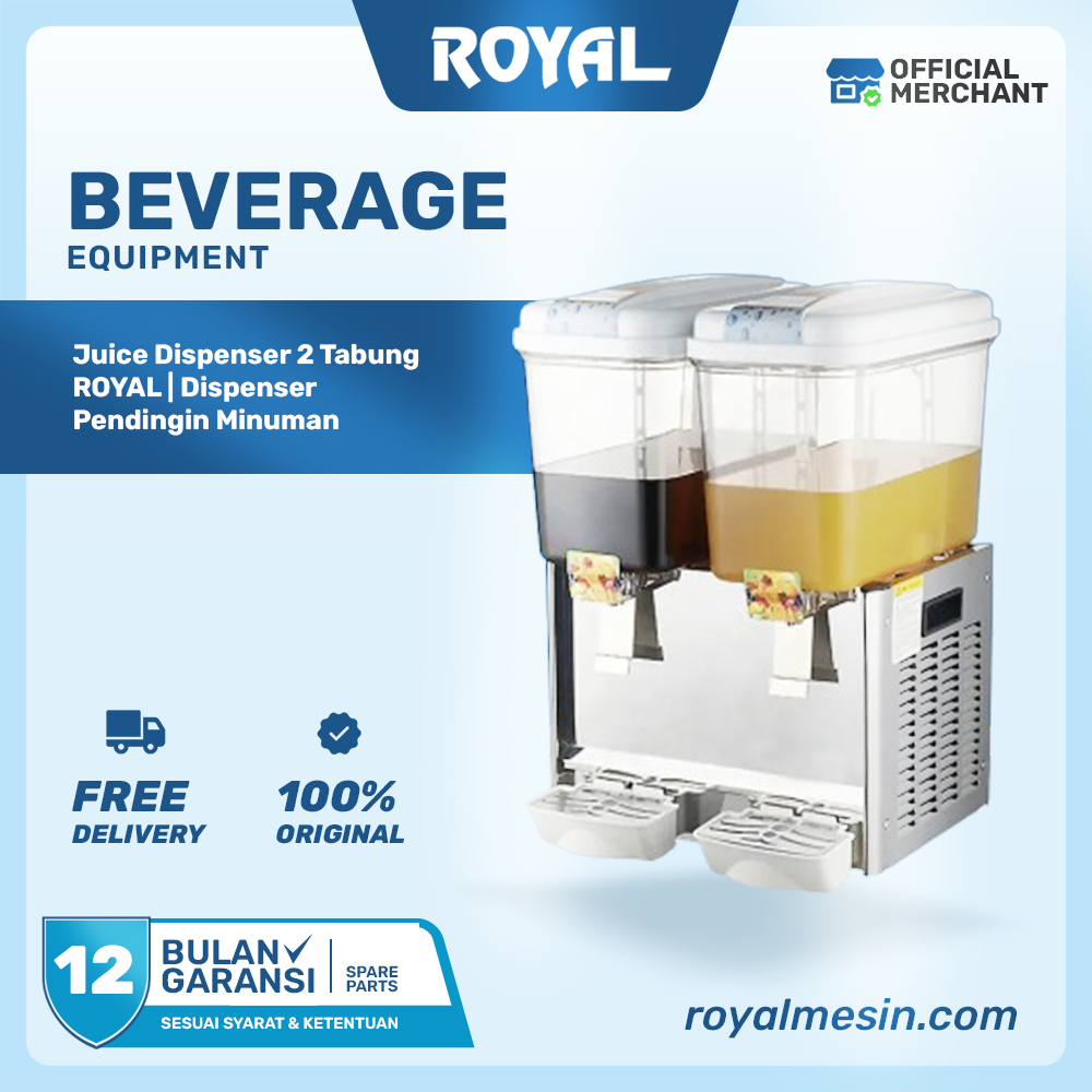 Jual Juice Dispenser 2 Tabung ROYAL Dispenser Pendingin Minuman