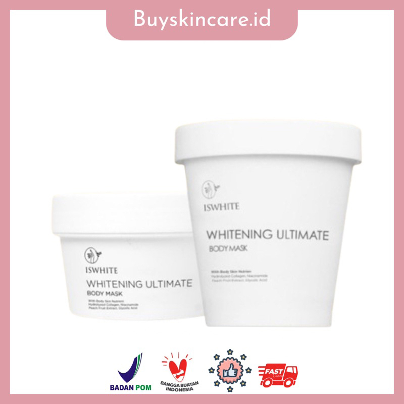 Jual ISWHITE Body Mask 70gr 200gr - Masker Badan Nomer 1 - Pencerah ...