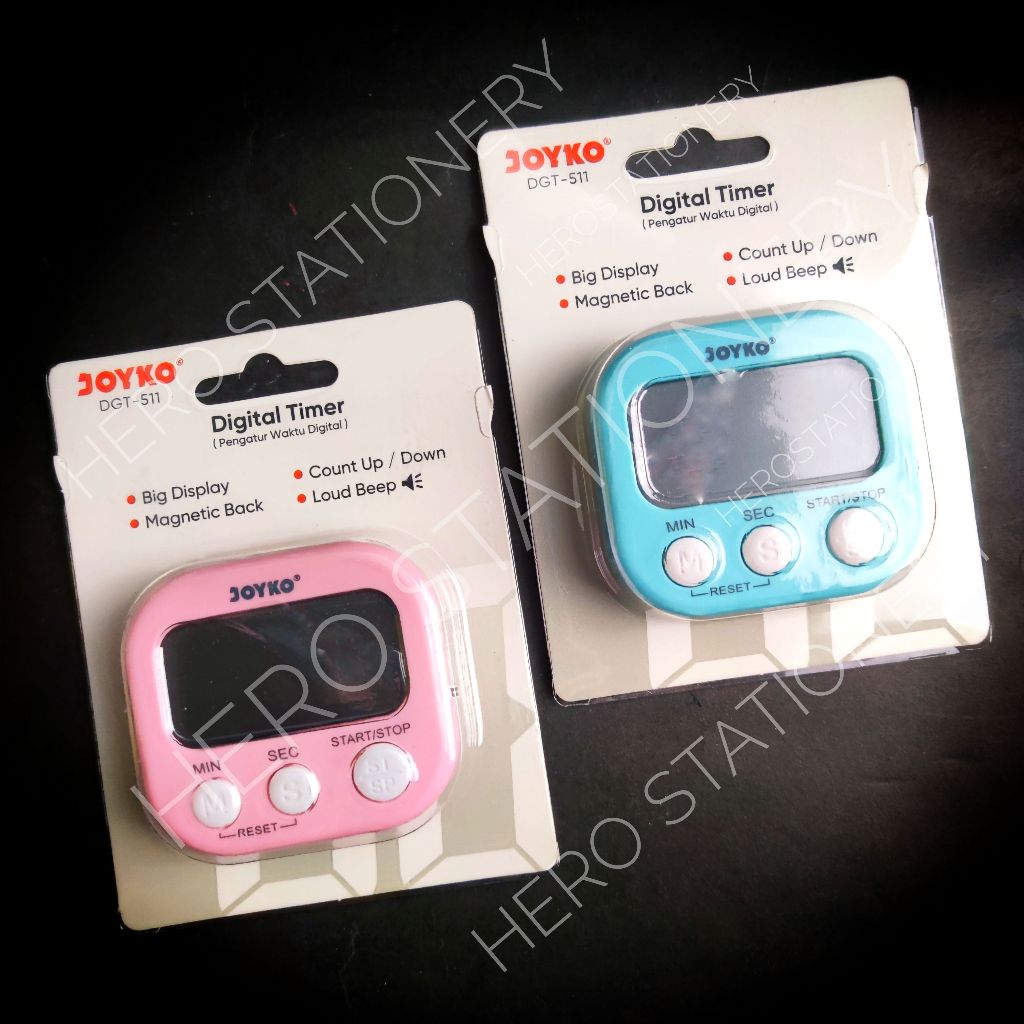 Jual Joyko digital timer alarm pengatur waktu DGT-511 putih biru merah ...