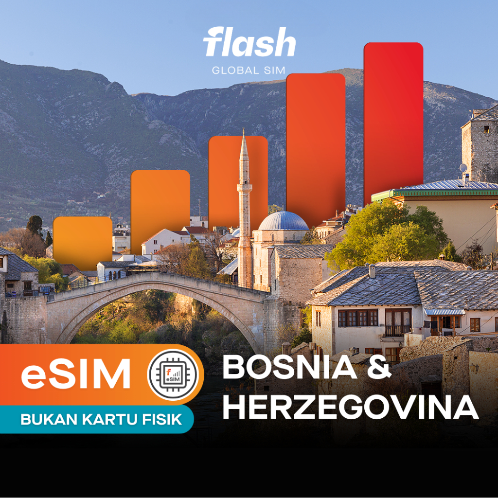 Jual eSIM Bosnia & Herzegovina Flash Global SIM Internet eSIM (eSIM