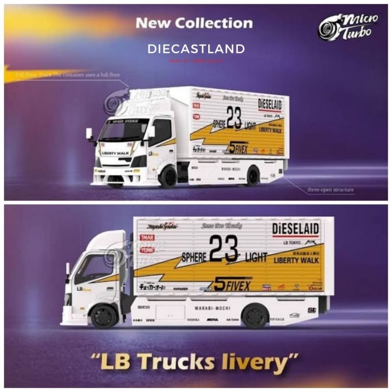 Jual MICRO TURBO 1/64 LB-Racing Trucks LBWK Livery Limited Edition ...