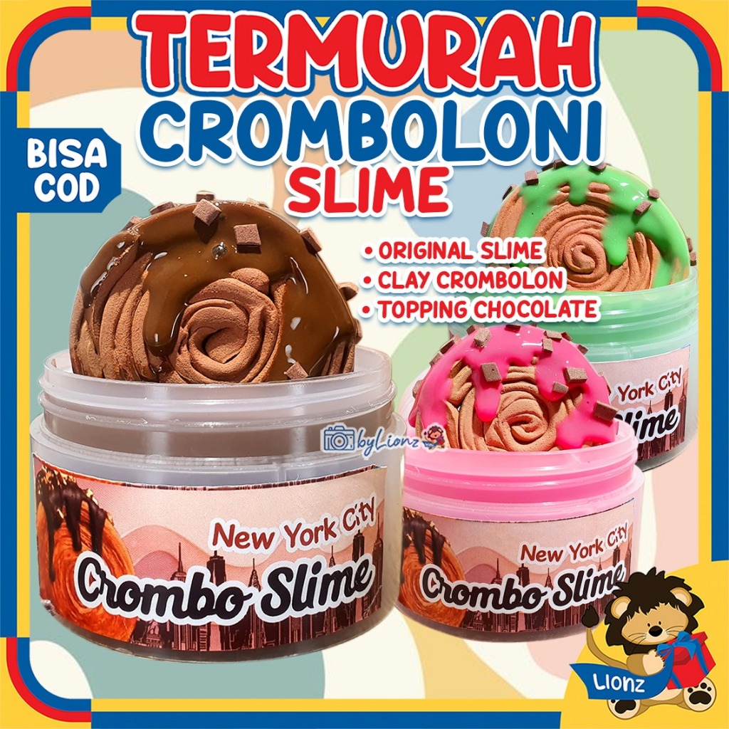 Jual Mainan Anak Crombo Slime with Clay | Shopee Indonesia