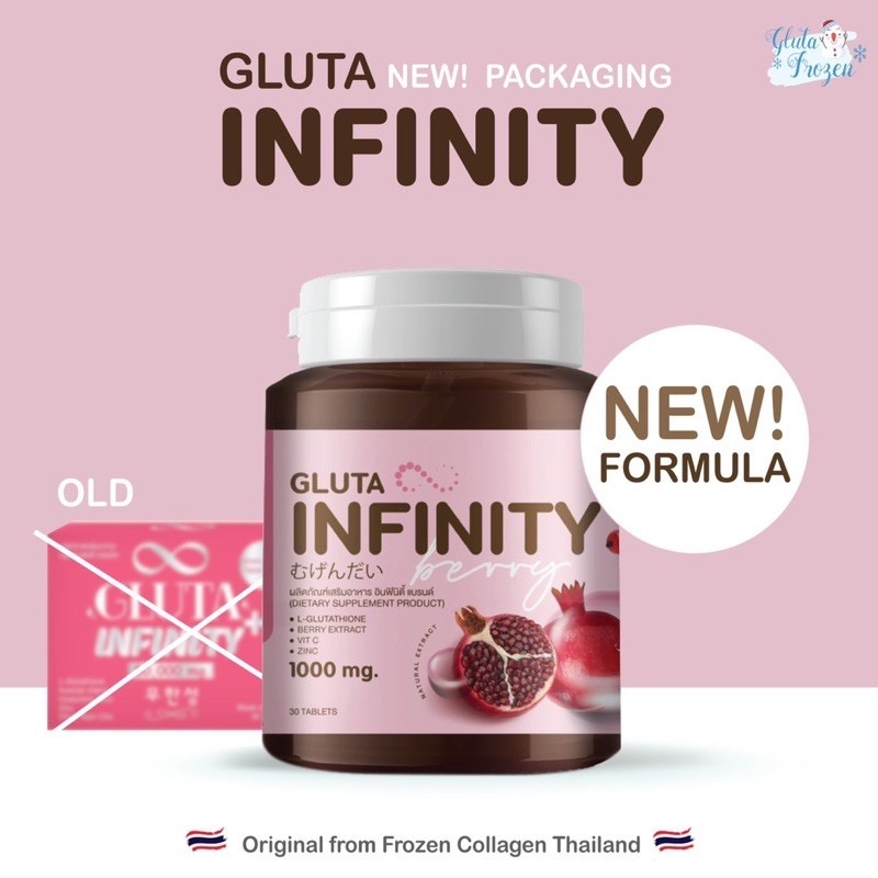 Jual GLUTA INFINITY BERRY WHITENING CAPSULE GLUTA FROZEN 30 TABLET ...