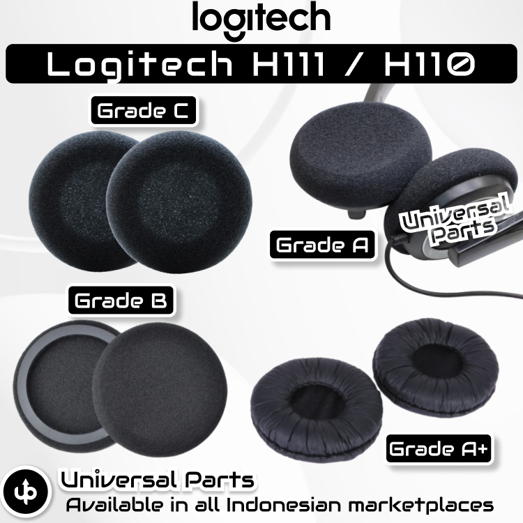 Jual Busa Foam Logitech H111 / H110 Earpad Earcup Ear Pad Cup Cushion