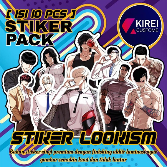 Jual STICKER LOOKISM 1 PACK | Shopee Indonesia