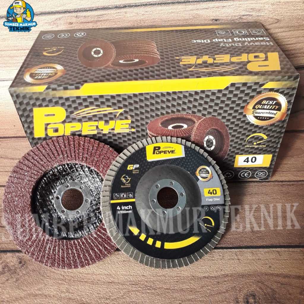 Jual Flapdisc Flap Disc Hamplas Amplas Susun Tumpuk 4 Inch 4” Grit 40 ...