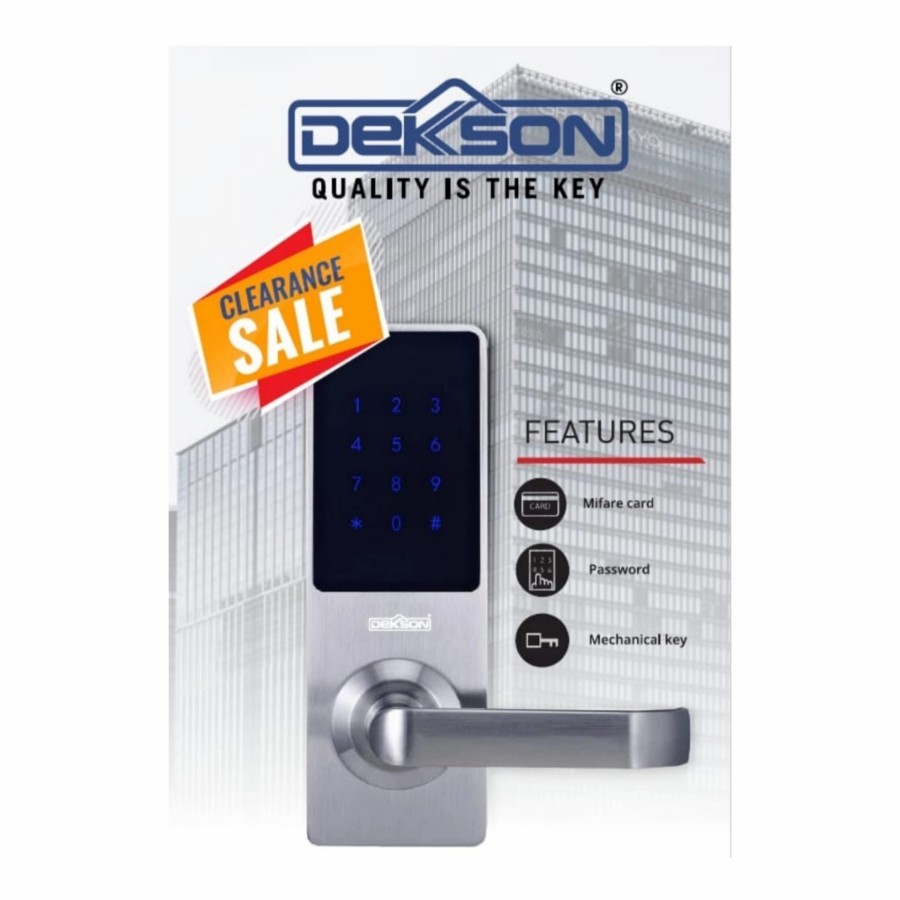 Jual DEKSON SMARTLOCK PIN FIN PASS SN SMART DOOR LOCK DEKKSON HOME EL ...