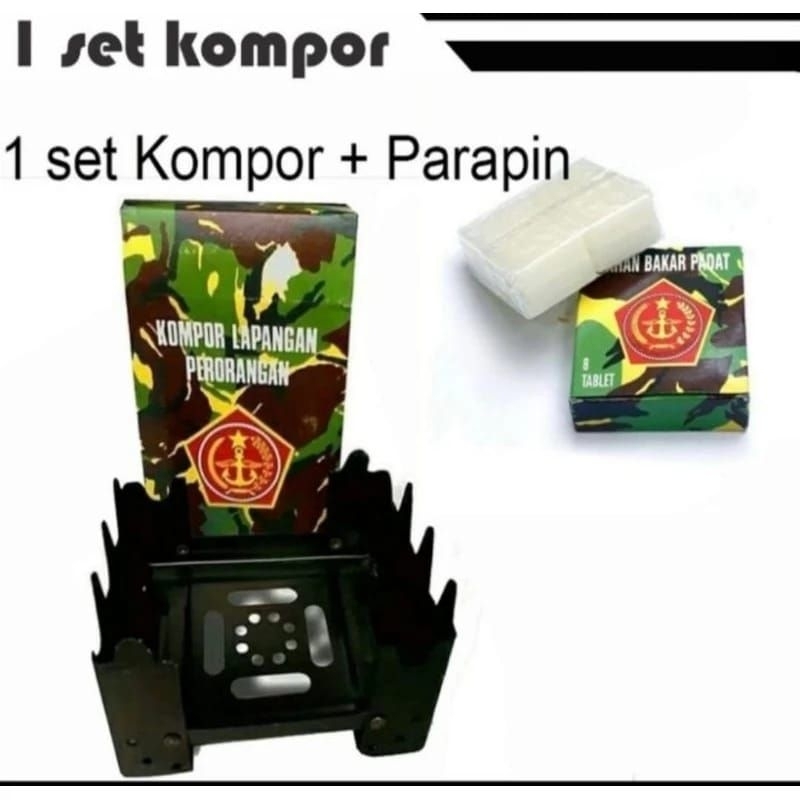 Jual 1. SET PARAVIN + KOMPOR PERALATAN SURVIVAL | Shopee Indonesia
