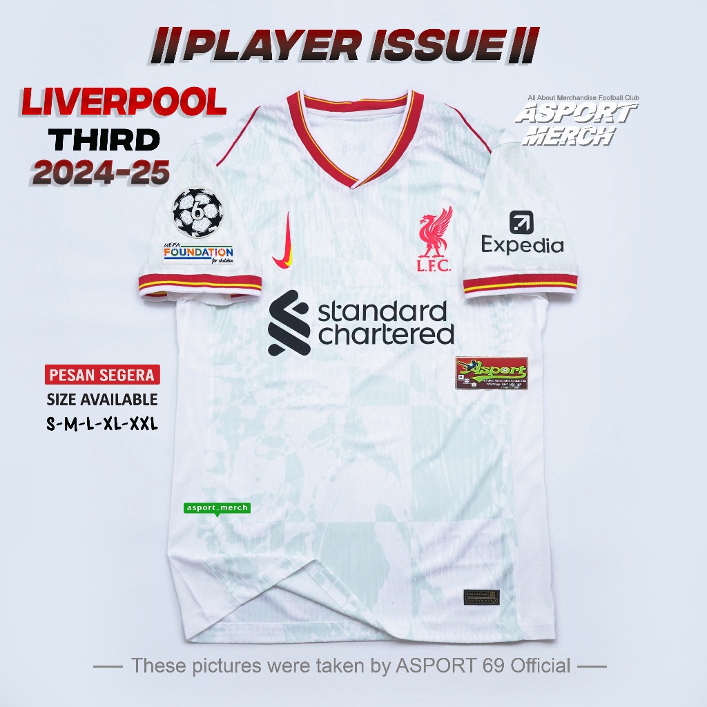 Jual JERSEY LIVERPOOL THIRD 3RD PLAYER ISSUE 2024 2025 JERSEY LFC 3RD