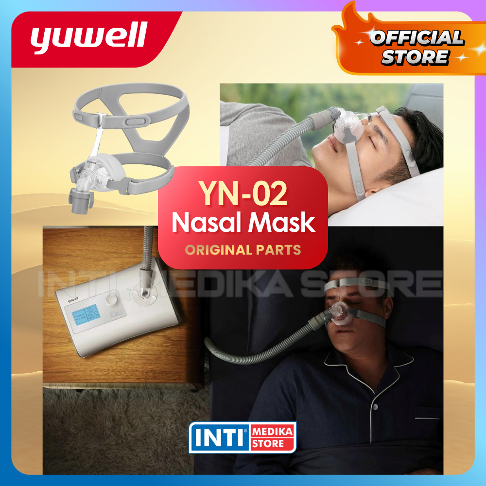 Jual YUWELL - NASAL Mask CPAP BiPAP Sleep Apnea | Masker Hidung YN02 ...