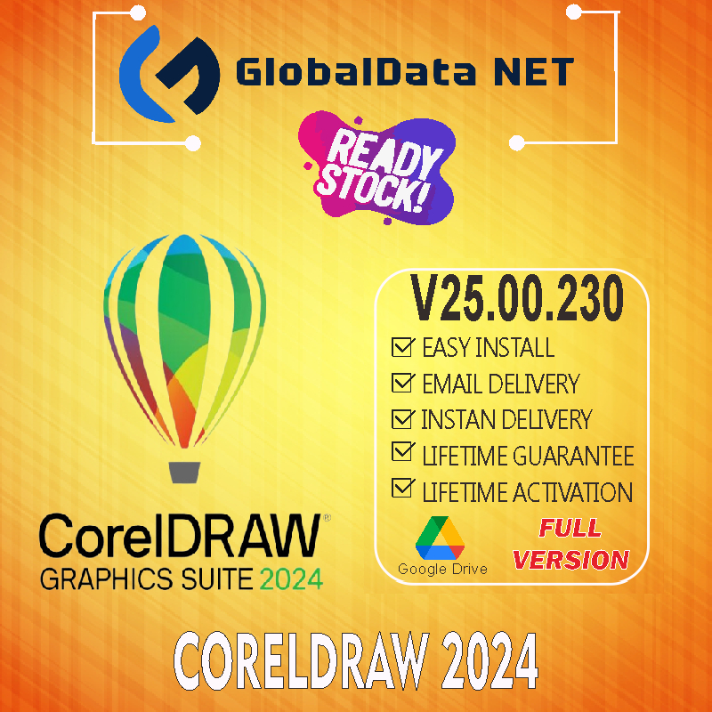 Jual coreldraw graphics suite 2024 v25 0 0 230 full version versi