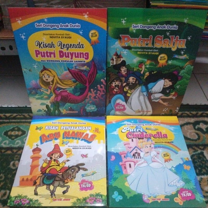 Jual Seri Dongeng Anak Dunia Kisah Petualang ABU NAWAS, PUTRI DUYUNG ...