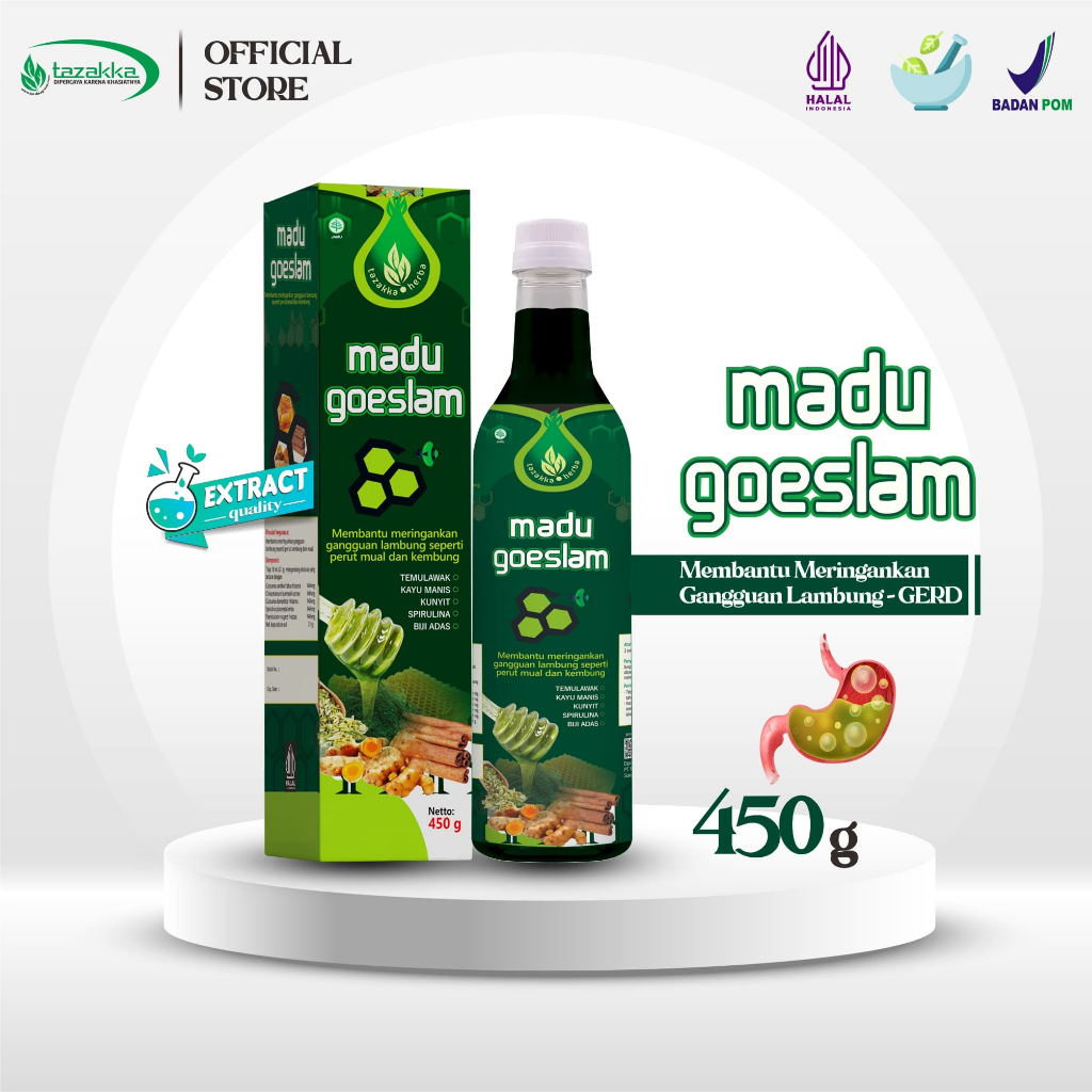 Jual Madu Hijau Herbal Asam Lambung 100 Asli Original Goeslam Tazakka