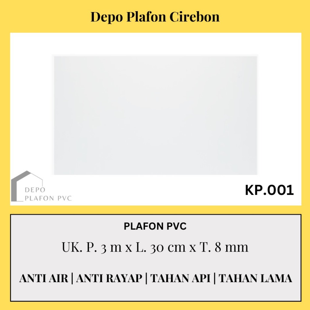 Jual Plafon PVC Motif/Film 30cm Merk Kencana Tipe KP.001 | Shopee Indonesia