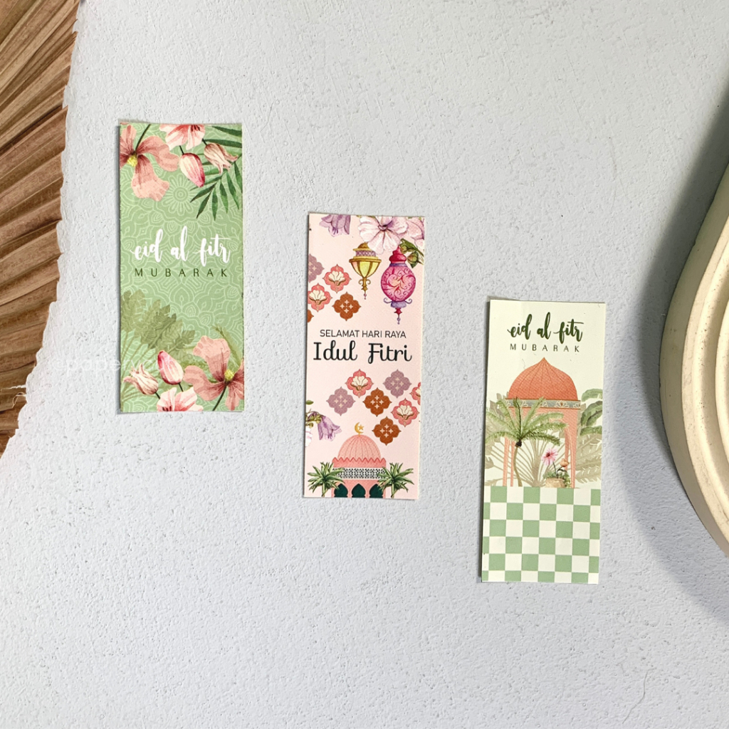 Jual Sticker Label Segel 3 x 8 cm - Idul Fitri / Lebaran | Shopee Indonesia