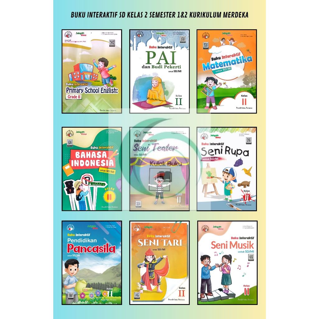 Jual BUKU PAKET INTERAKTIF SD KELAS 2 SEMESTER 1&2 KURIKULUM MERDEKA ...