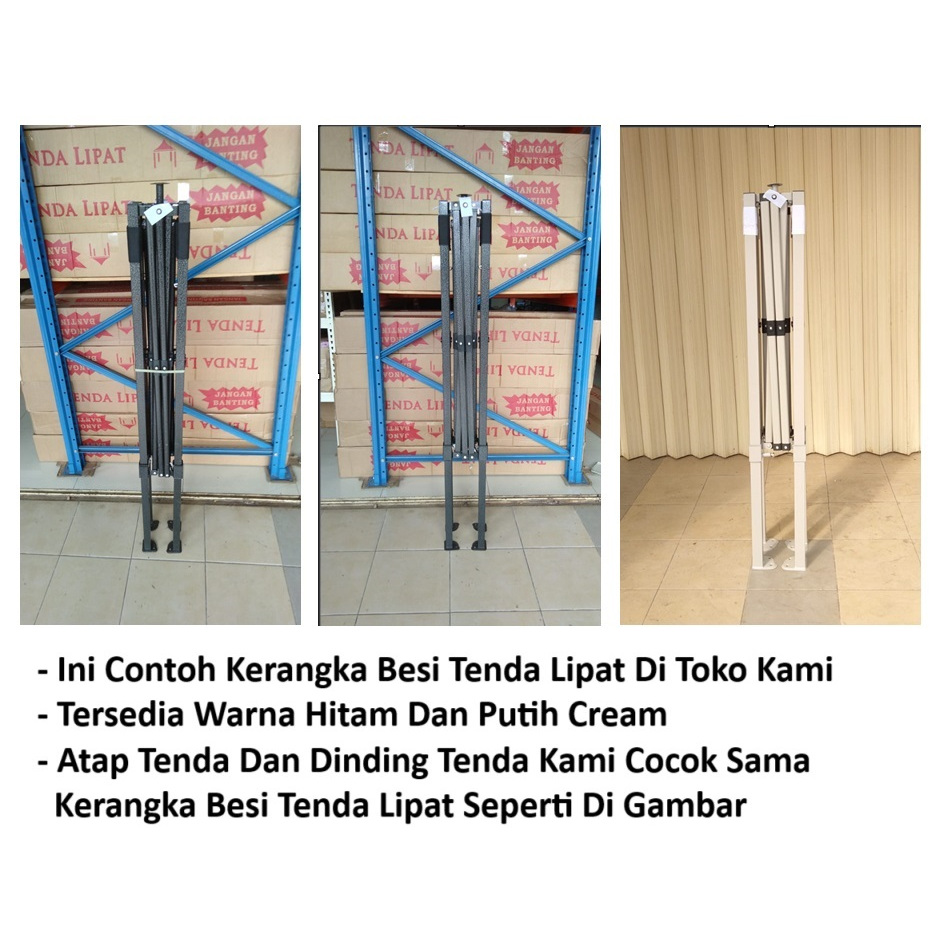Jual Atap Tenda 3x3 Anti Panas Bahan Polyester 500D (Lebih Tebal Dari ...